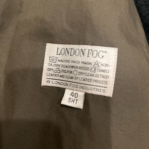 London Fog Long Trench  Coat - Picture 7 of 10
